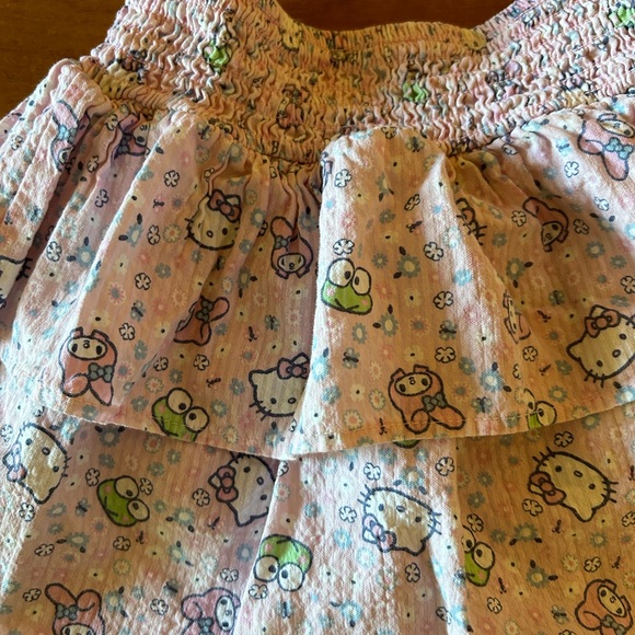 Sanrio Pastel Print Tiered Skirt for Kids - Picture 3 of 6